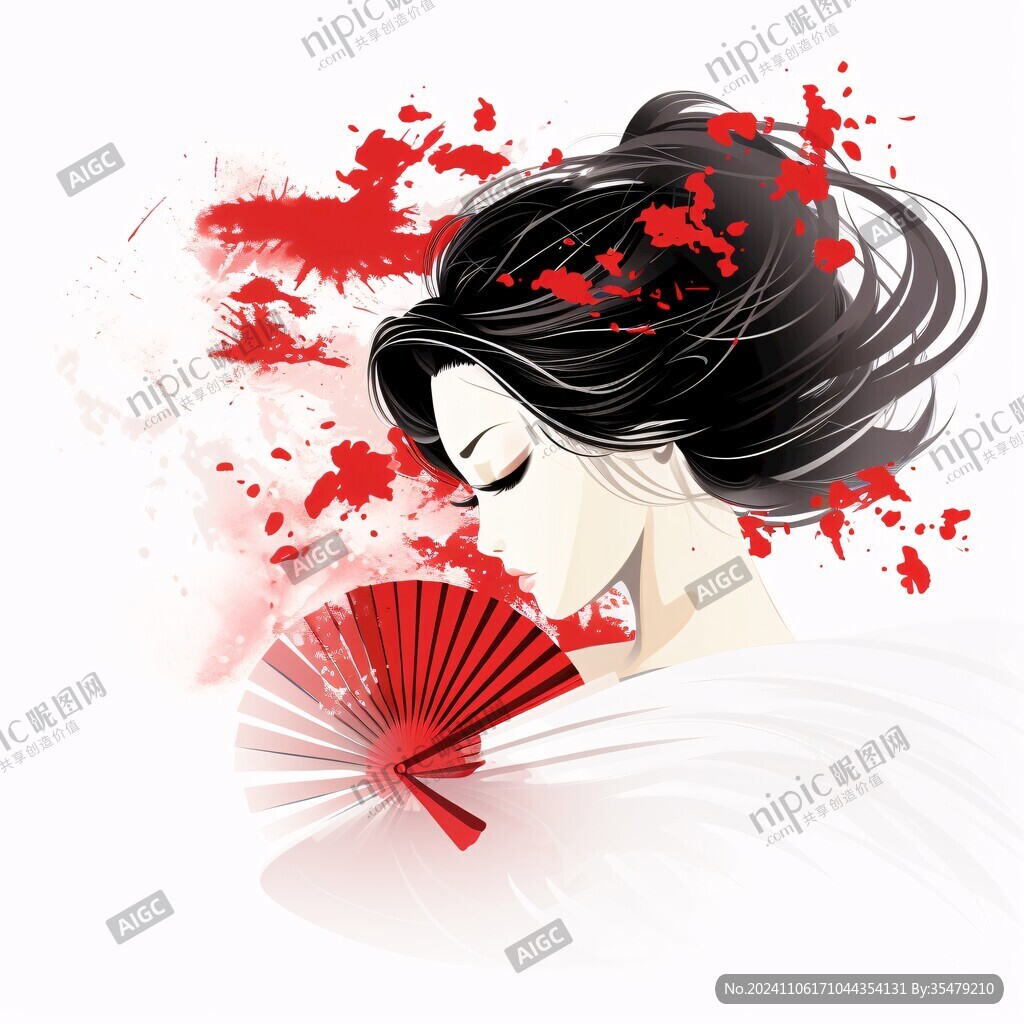 插画艺妓