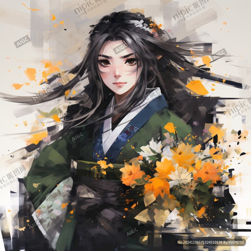 菊花拟人