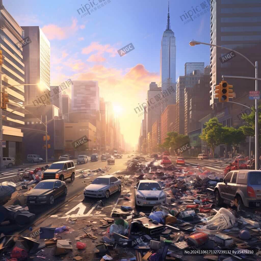 世界末日混乱场景