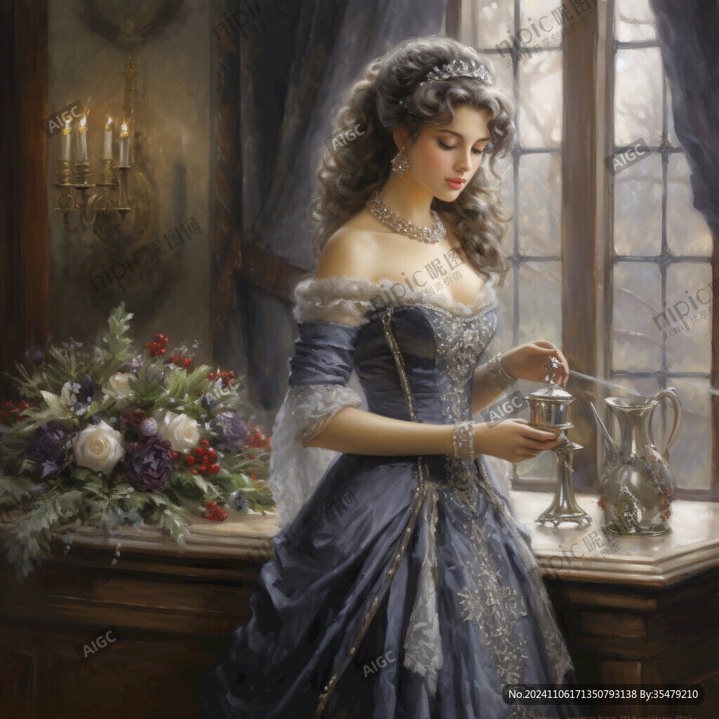 欧洲宫廷美女贵妇