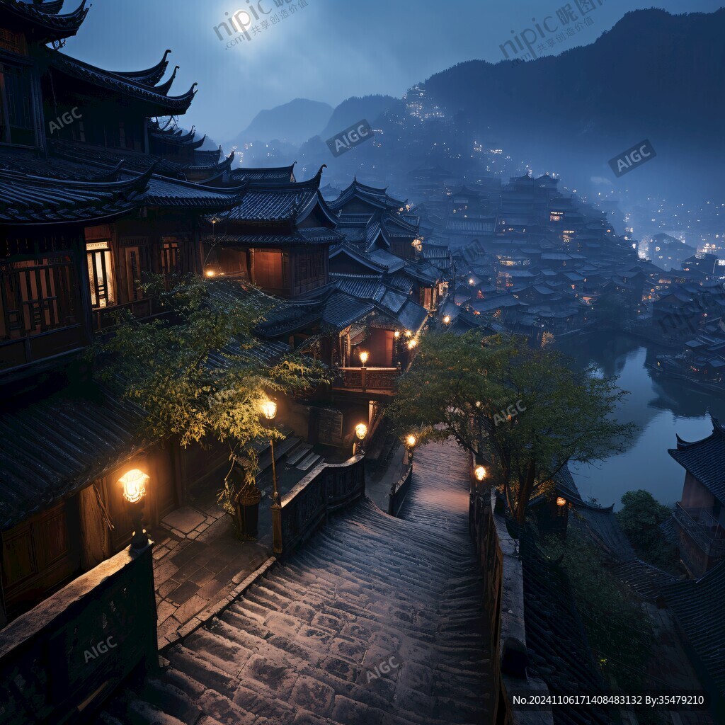 湘西唯美夜景