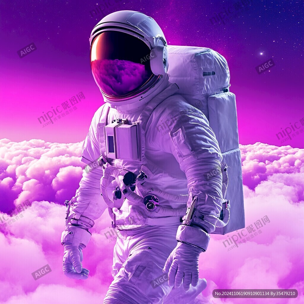 粉红色宇宙飞船家