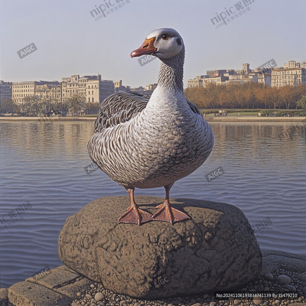 鸭子景观小品