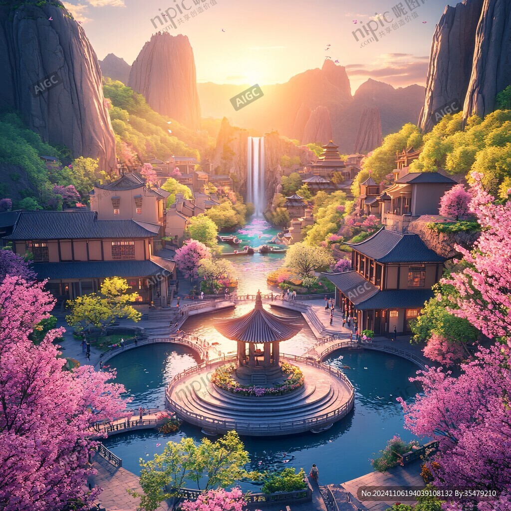 古风人物大场景