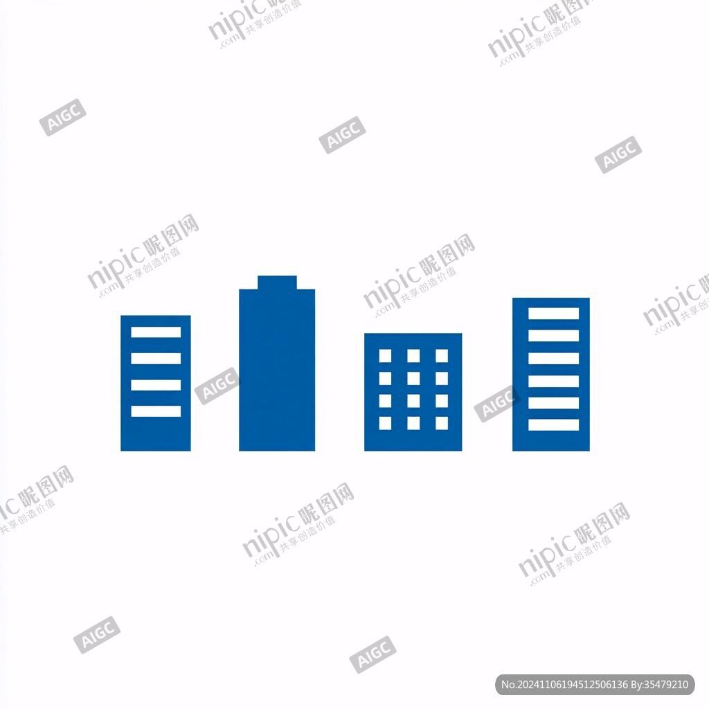 楼房楼宇楼群logo