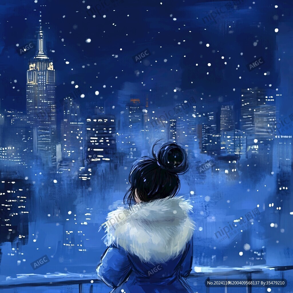 插画背影