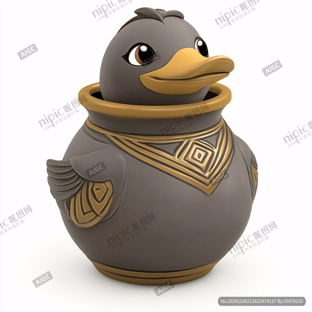 q版鸭设计