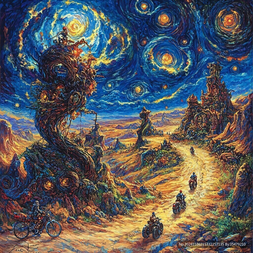 科幻油画油彩