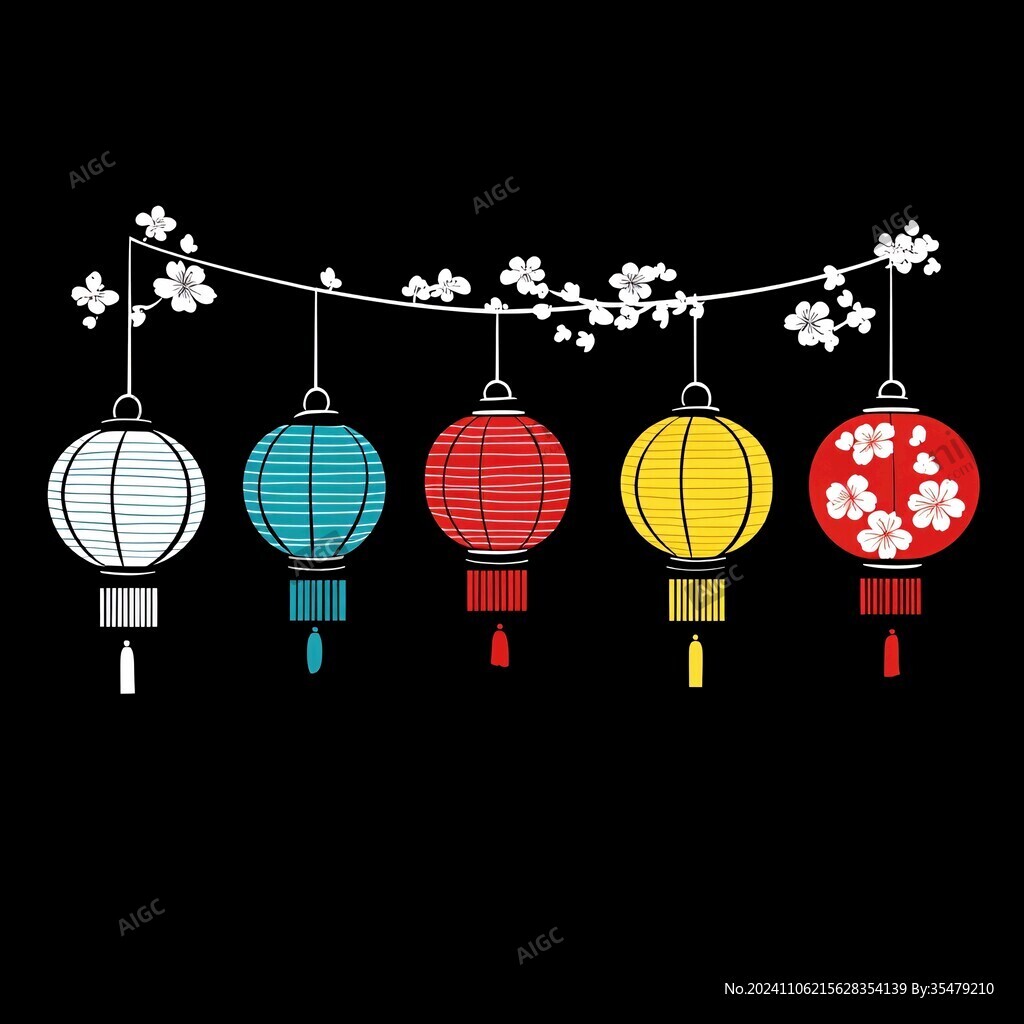 花灯设计素材