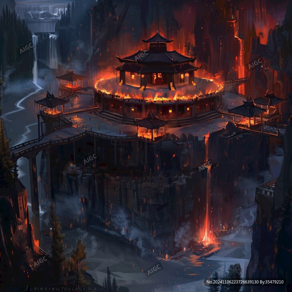 古风场景概念图