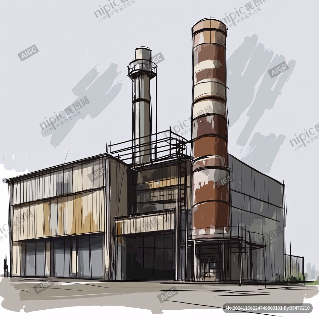 工厂插画