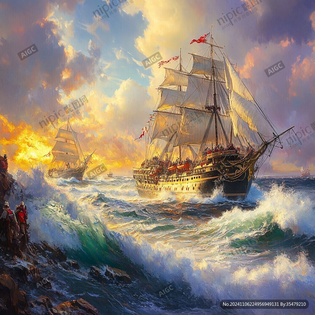 扬帆启航高清画