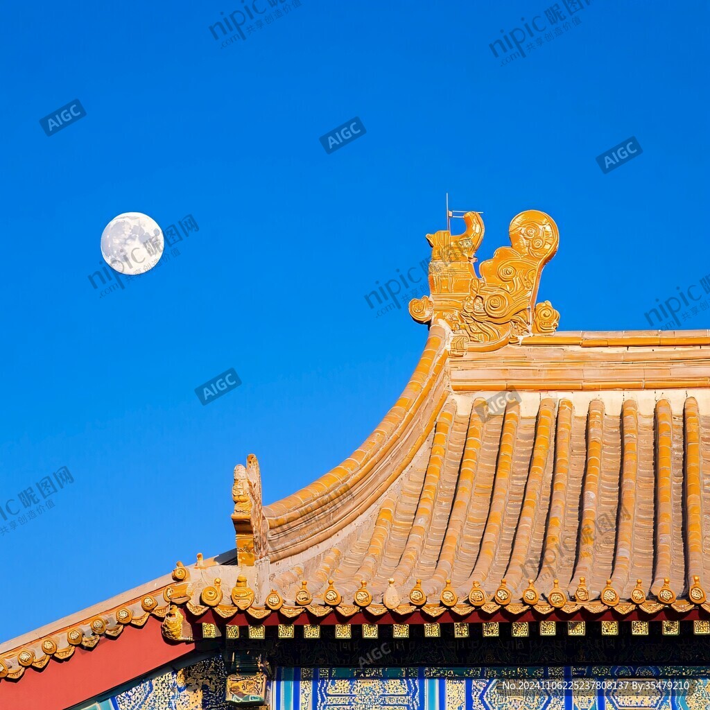 金狮望月