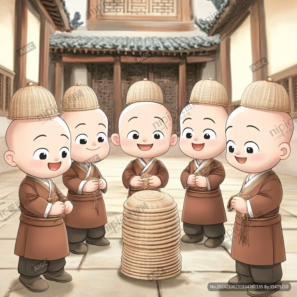 馒头店卡通人物