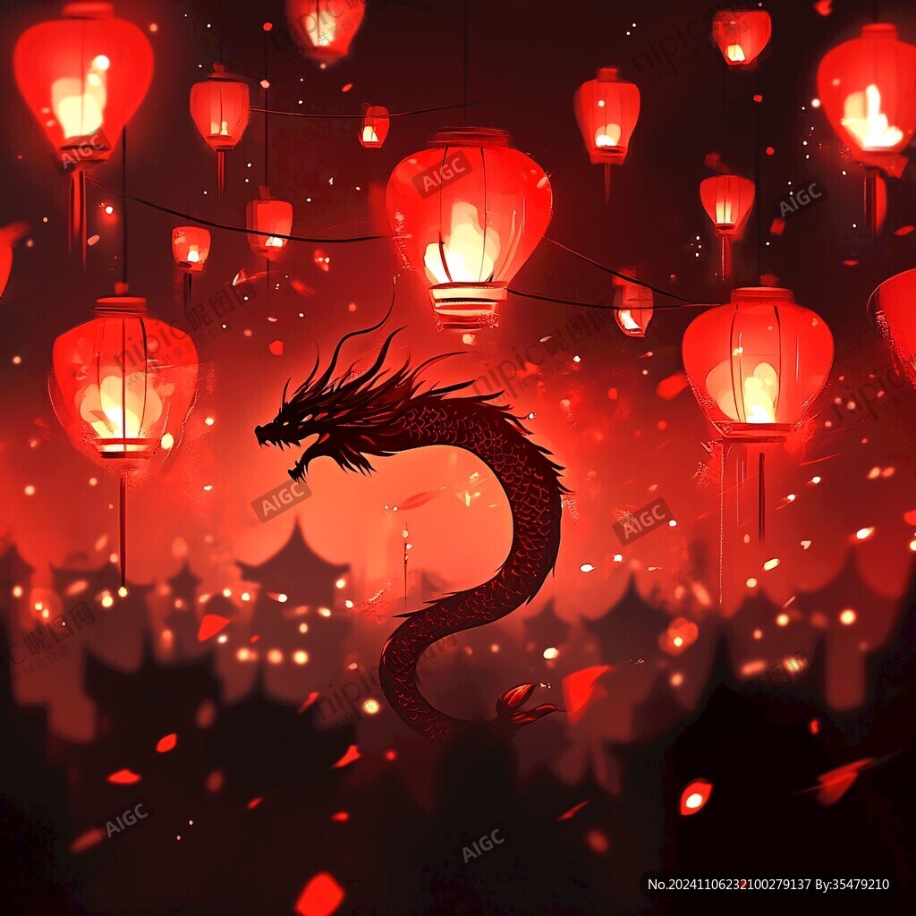 元宵节龙灯
