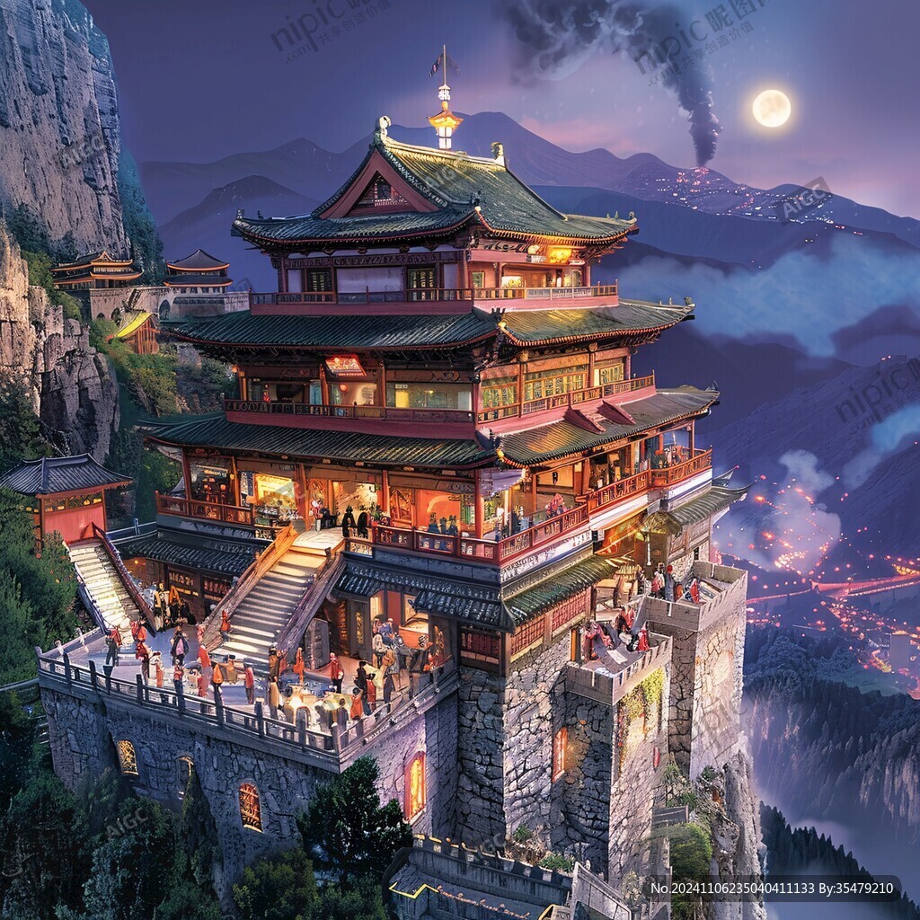 古楼效果图