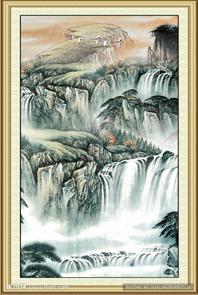 玄关山水画