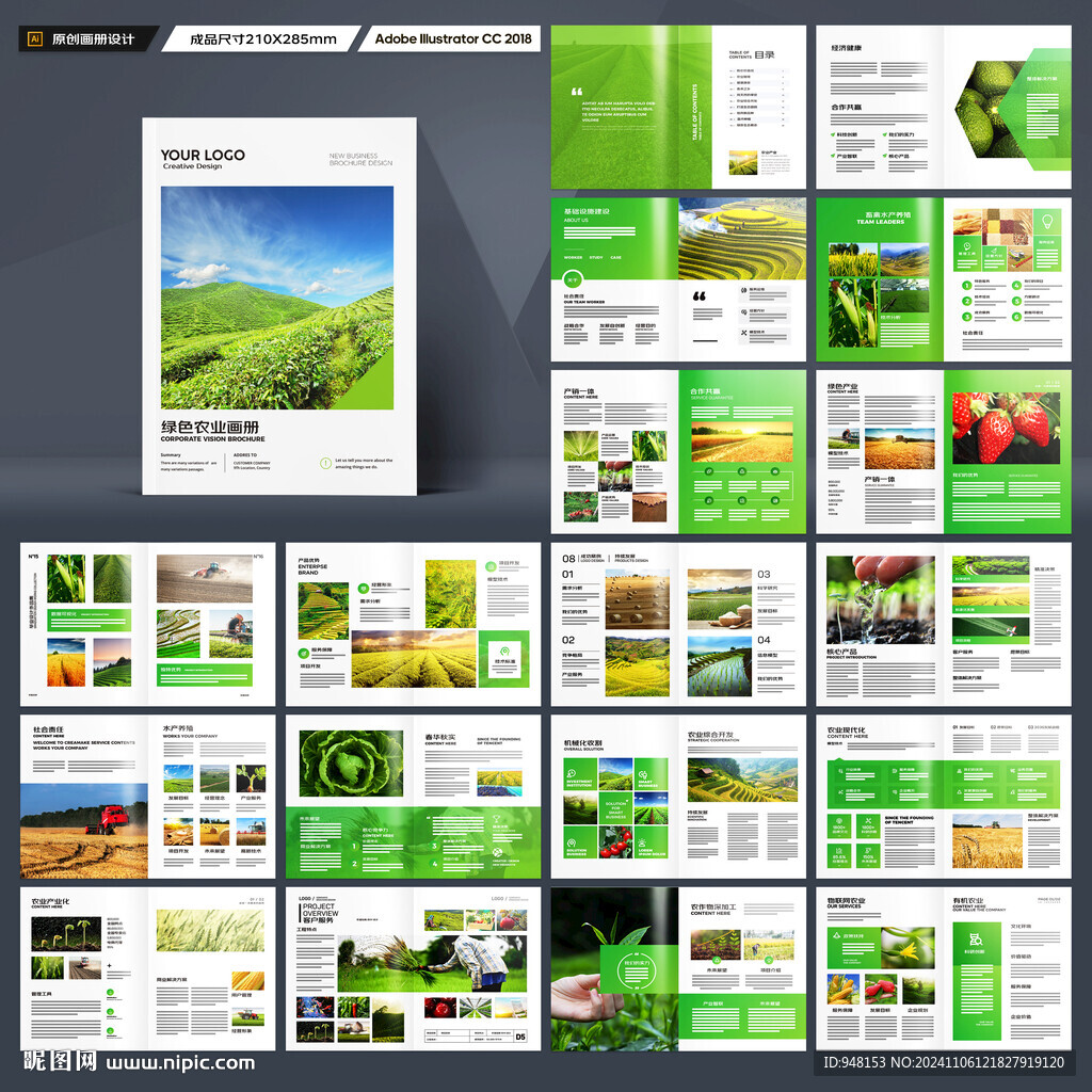 农业合作社画册