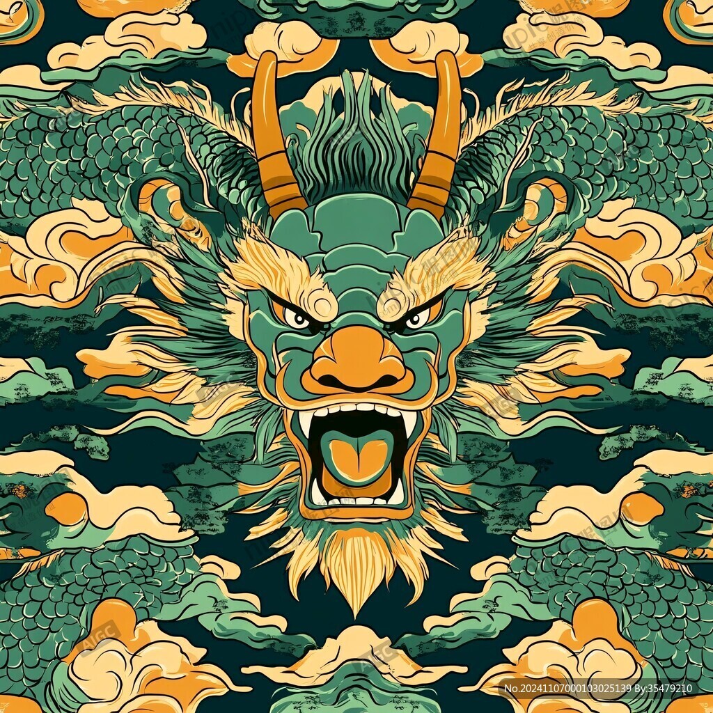 醒狮包装插画