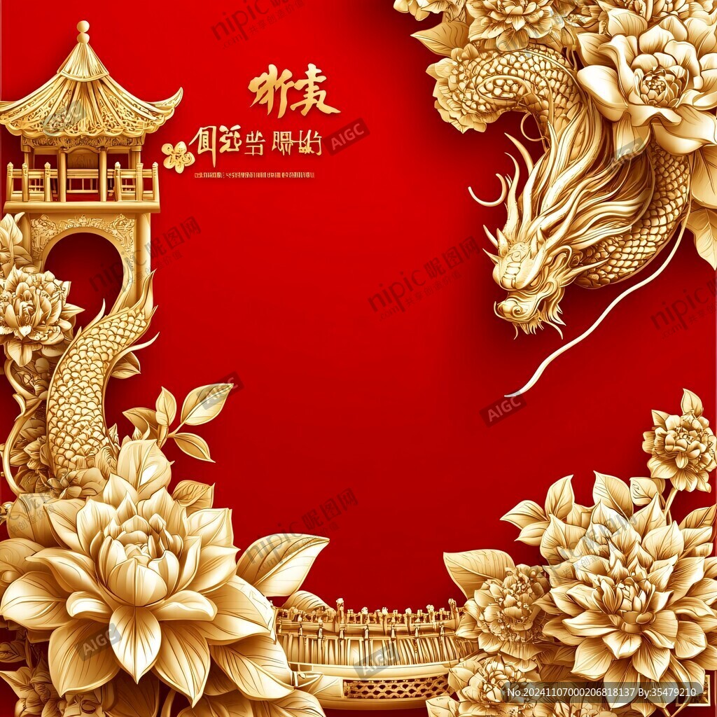 龙年包装插画