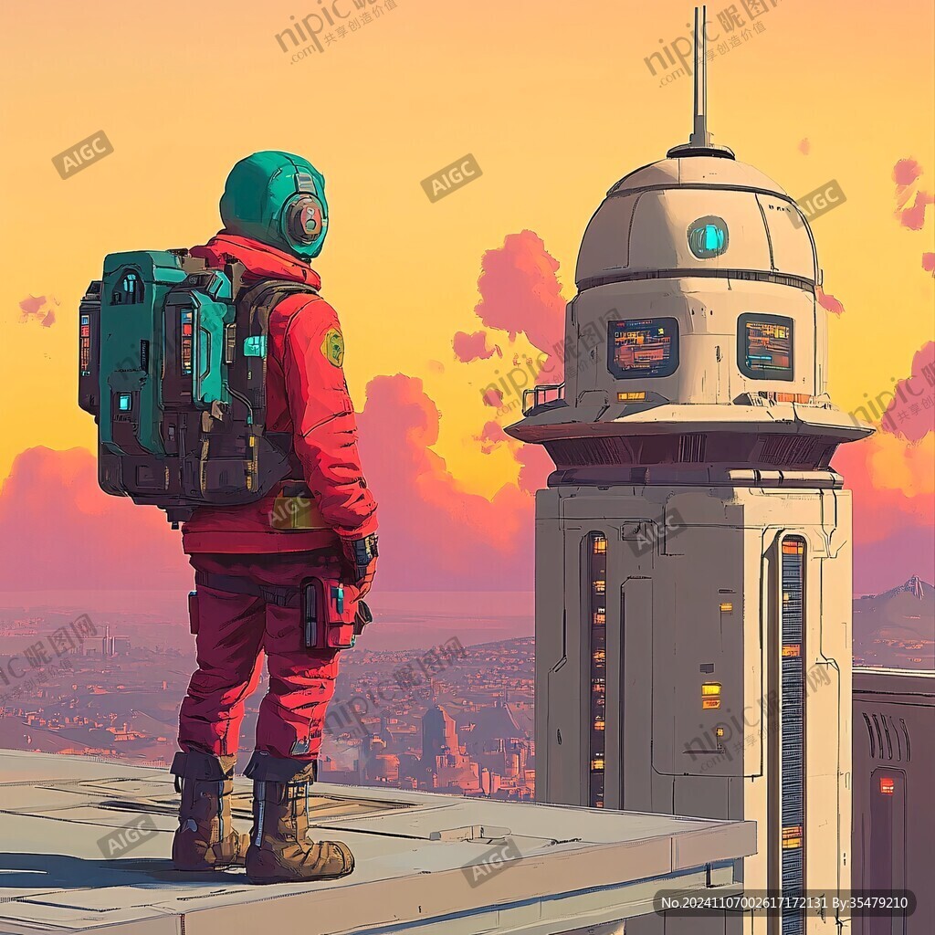 科幻题材插画