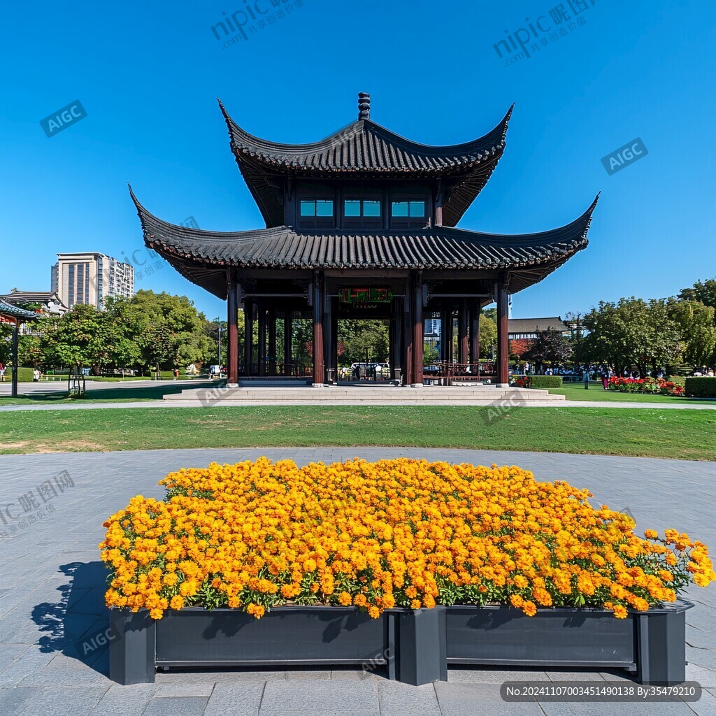 菊花展园建筑