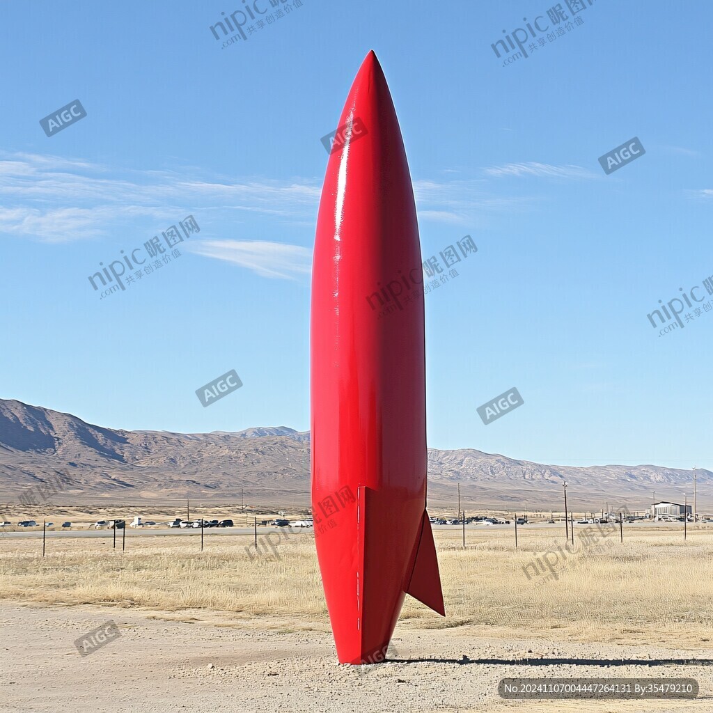 火箭雕塑品