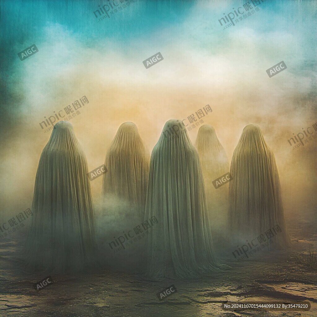 水帘雾气背景