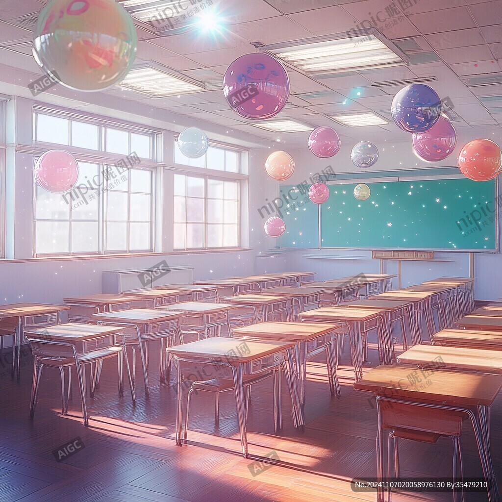 教室插画