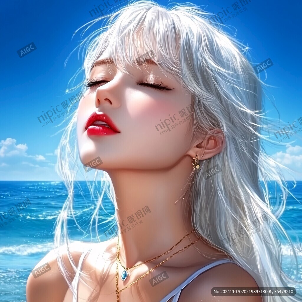 鼠绘美女插画