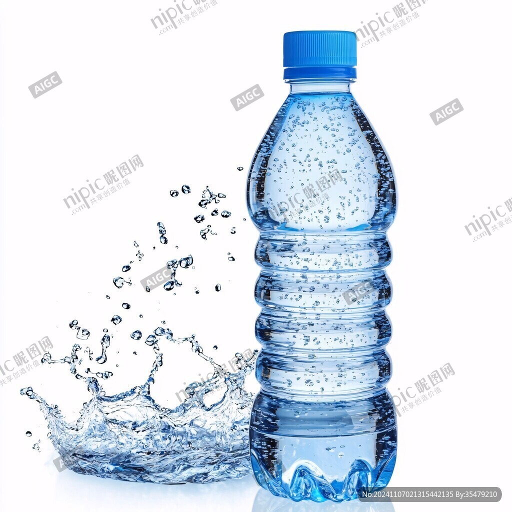 矿泉水瓶效果图