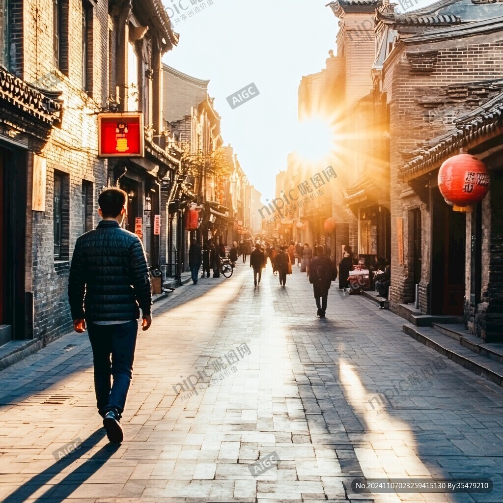 夕照古街