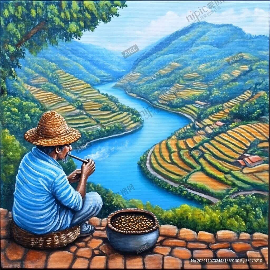 擂茶壁画