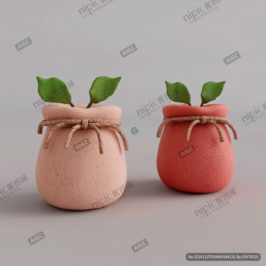 现代风格花盆