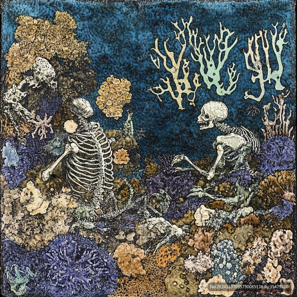死珊瑚骨骼