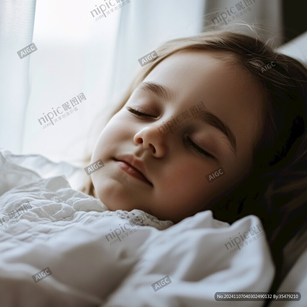 睡觉的小姑娘
