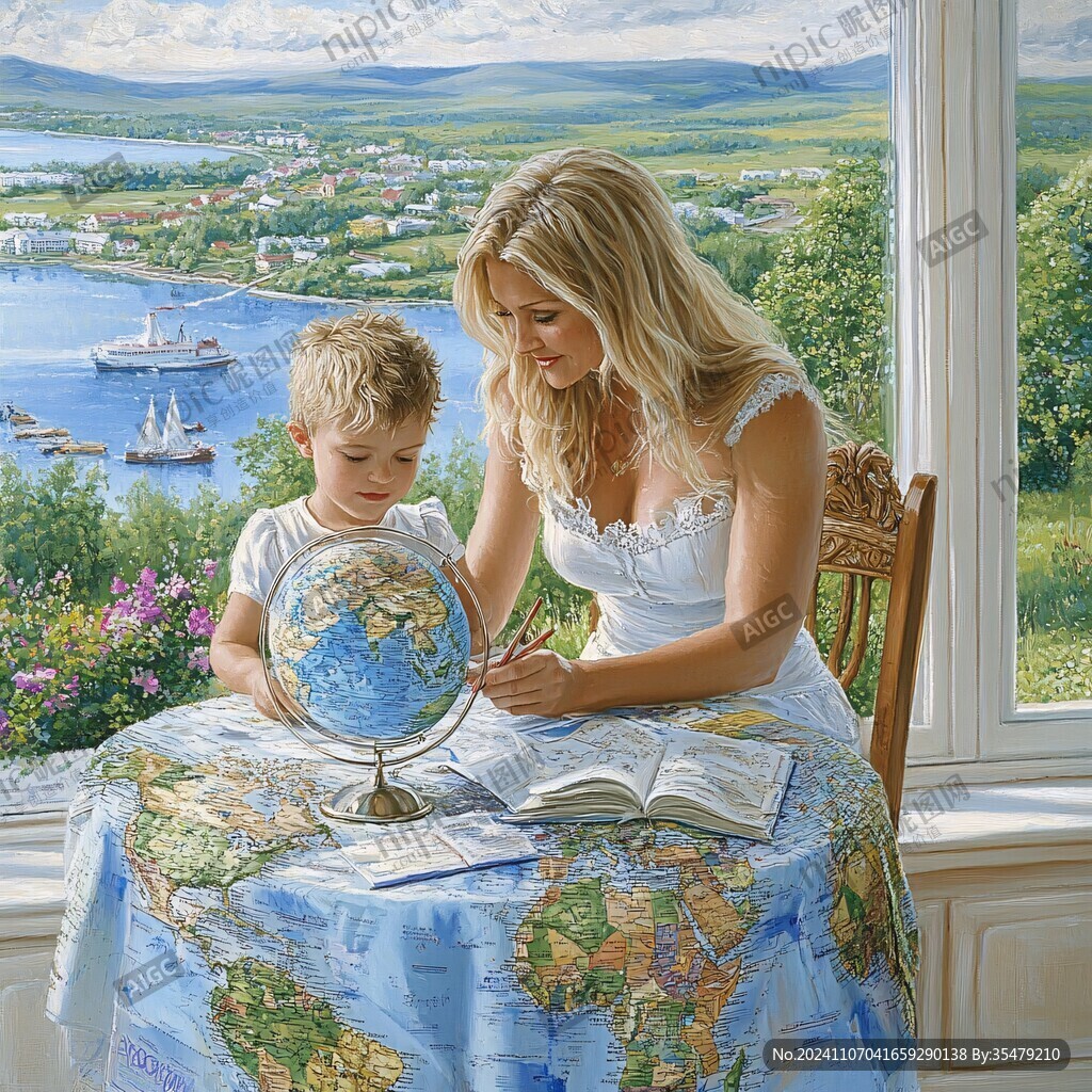 乐游世界油画下载