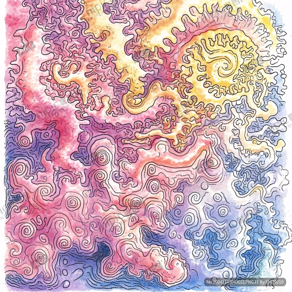 彩云海水纹