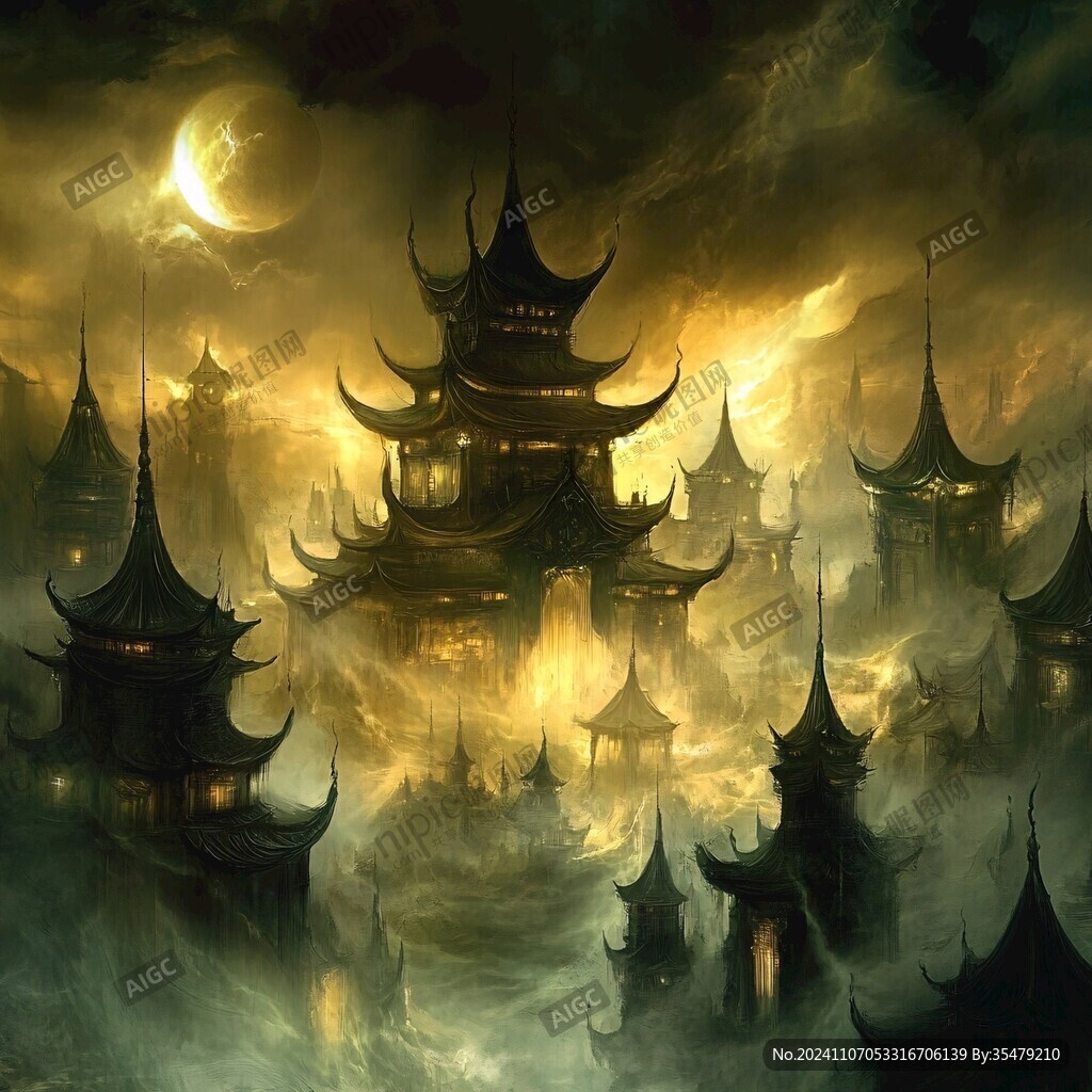 古风仙境天上宫阙