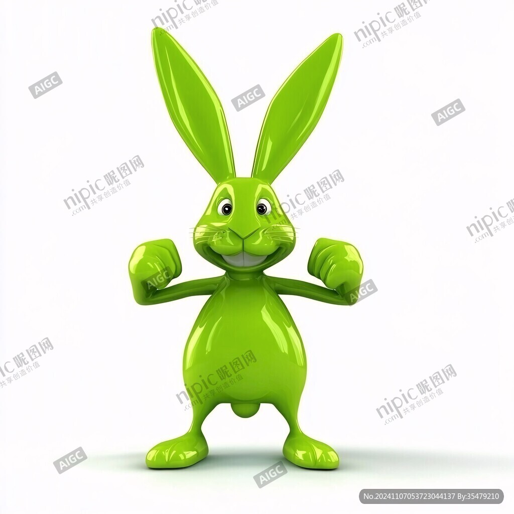 卡通小兔吉祥物