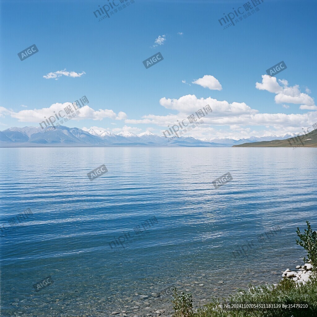 赛里木湖湖水