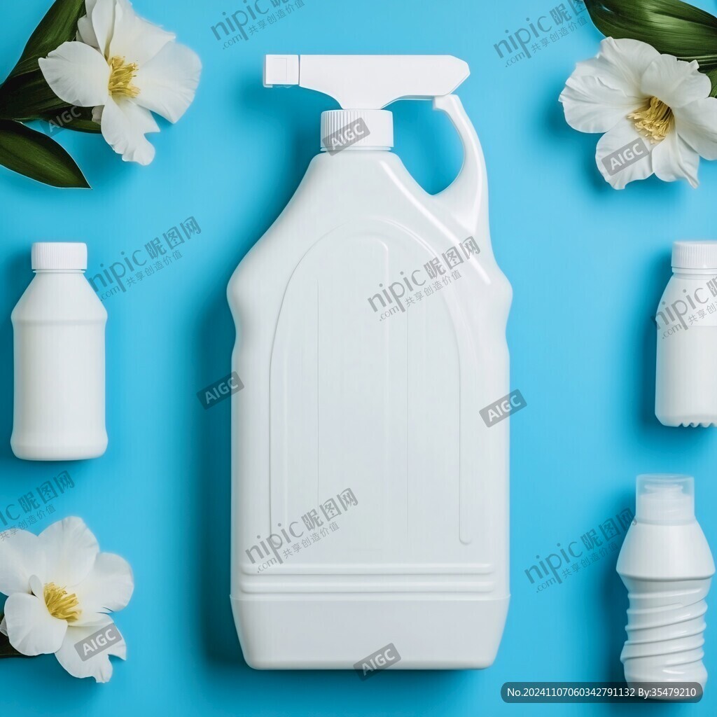 洗衣液衣服消毒液瓶子