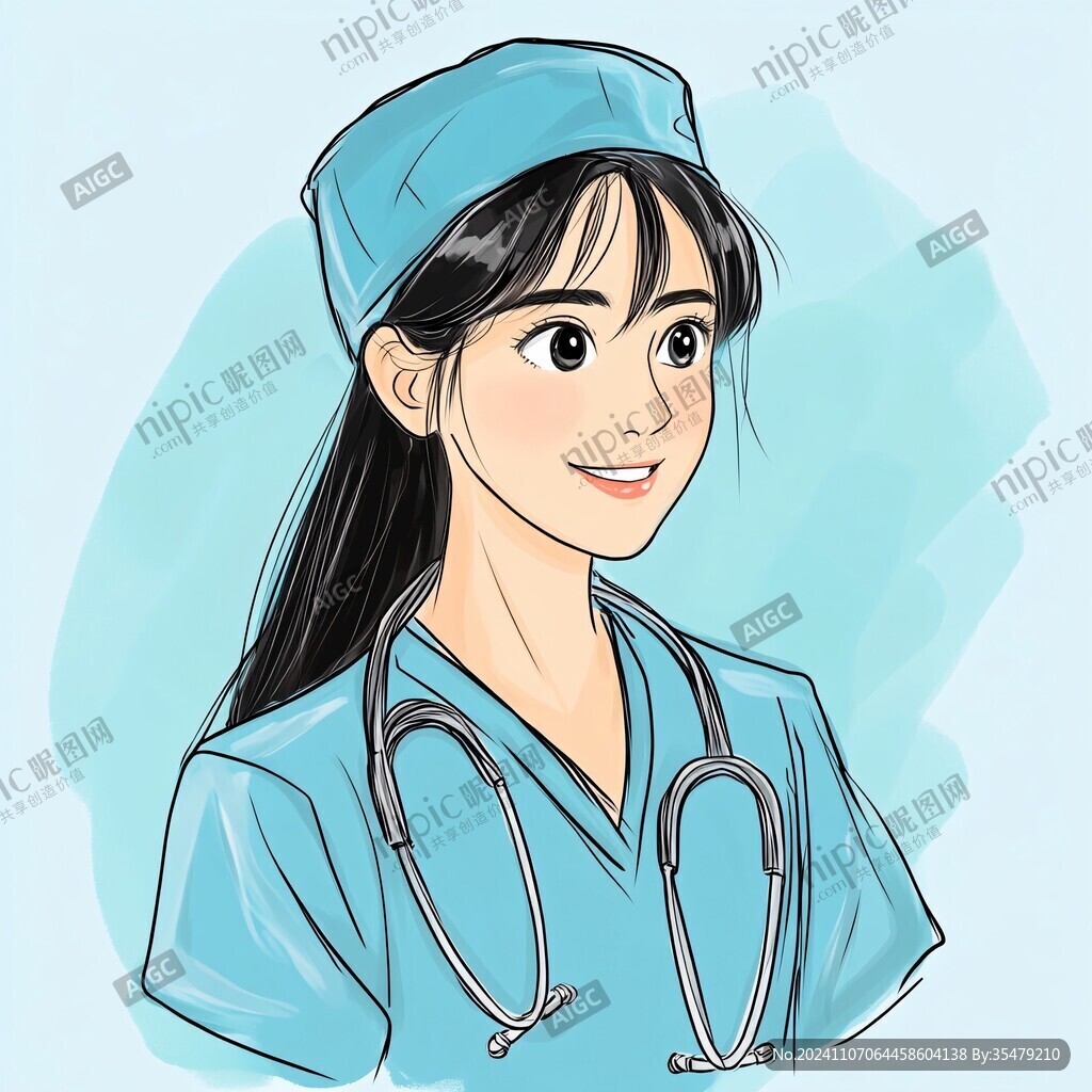 女医生插画