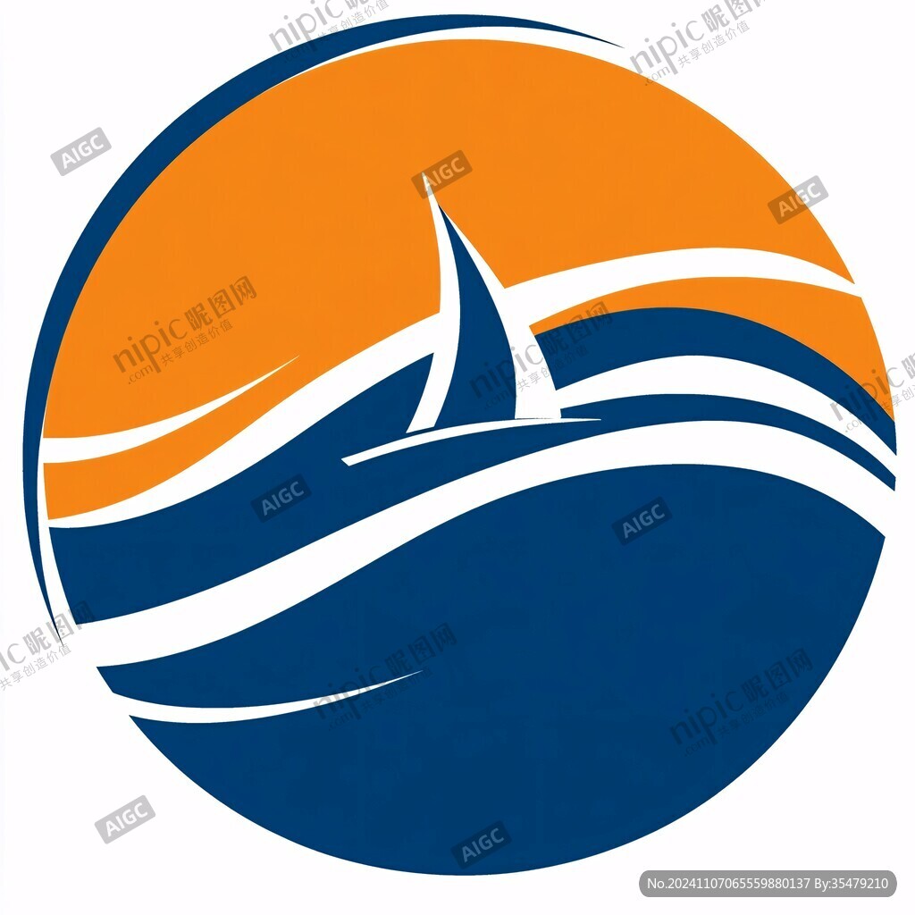 远洋标志码头logo