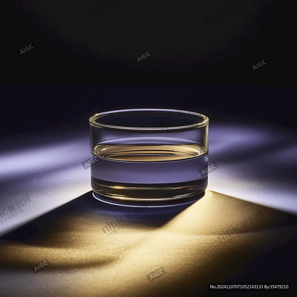 玻璃杯光影