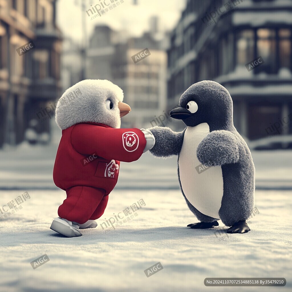 原创企鹅ip设计