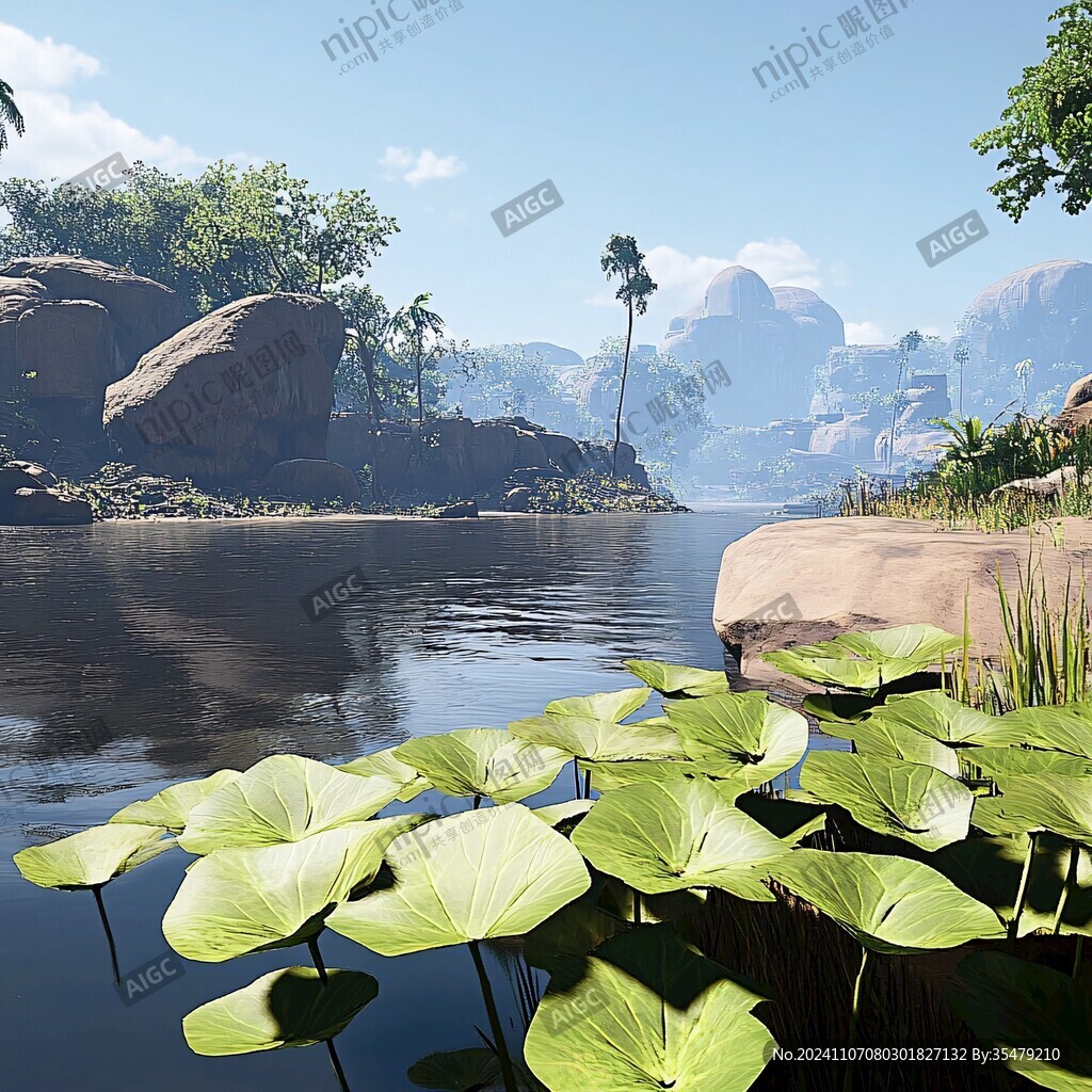 水上场景建模