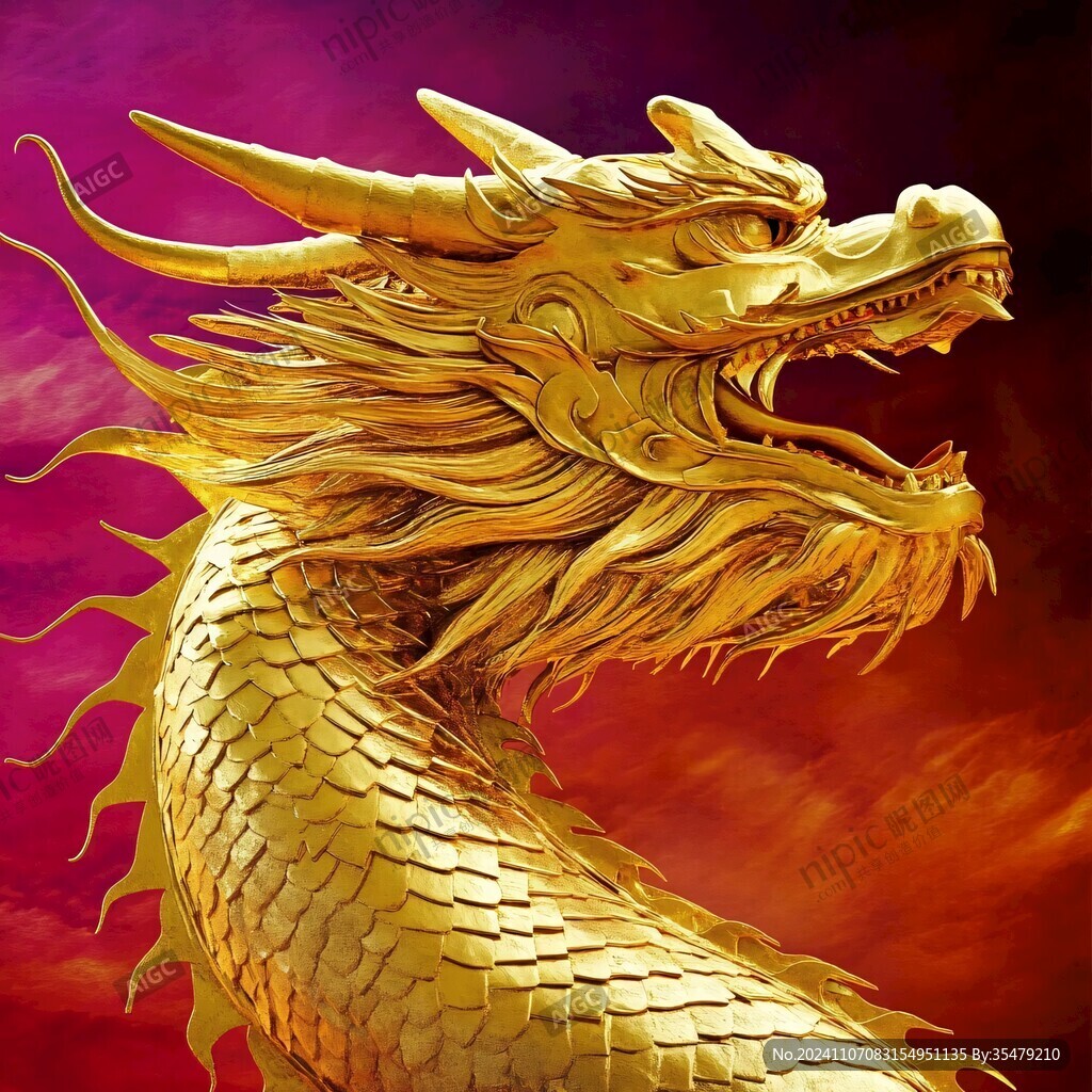 金龙立体画