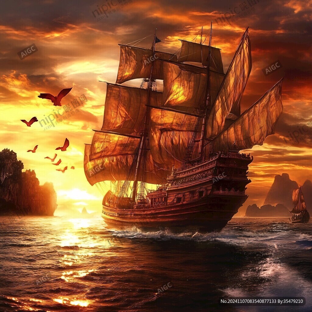 扬帆启航高清画