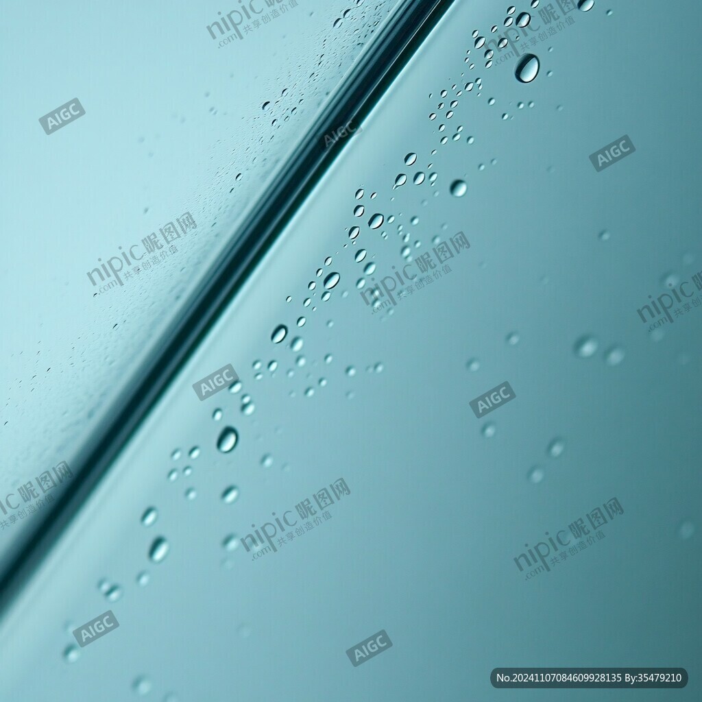 玻璃水珠设计壁纸